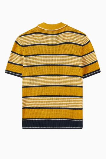 VG Patch Polo Shirt in Knit