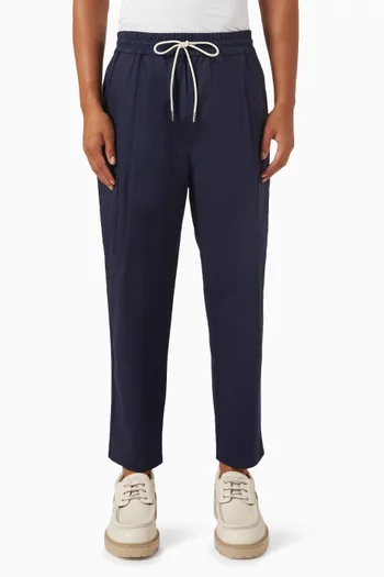 Le Pantalon Cropped Cargo Pants in Twill