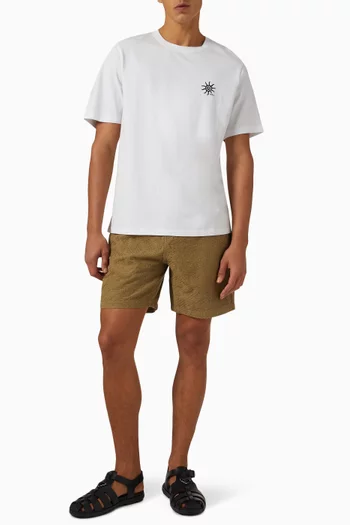 Kurt Honeycomb Dobby Shorts in Cotton