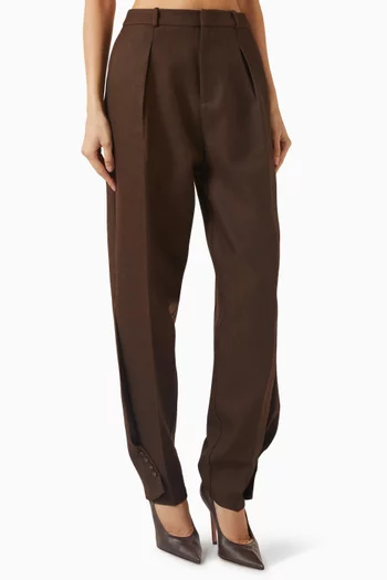 Twist Leg Tailored Pants