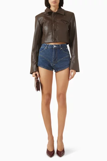 Lore Mini Shorts in Denim