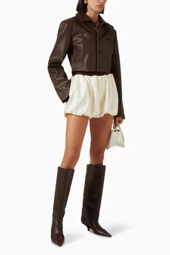 Balloon Shorts in Satin