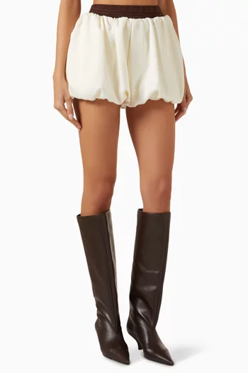 Balloon Shorts in Satin