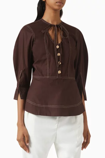 Raisa Shirt in Cotton-poplin