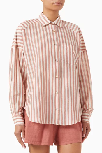 Binibeca Striped Shirt in Cotton-poplin