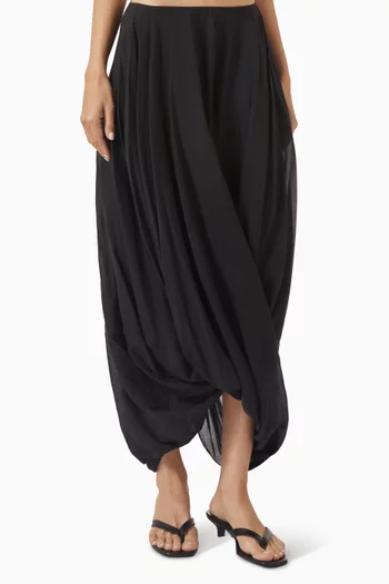 Cocoon Skirt in Lyocell Blend