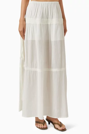 Drawstring Skirt in Organic Cotton