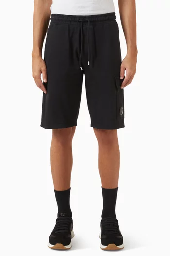 Lens Shorts in Cotton-fleece