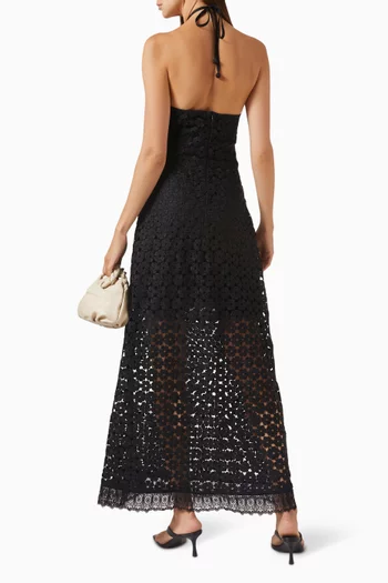 Celestina Maxi Dress in Guipure