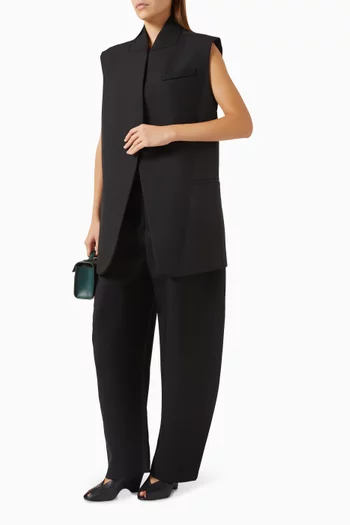 Sculptural Balloon-fit Pants