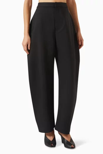 Sculptural Balloon-fit Pants