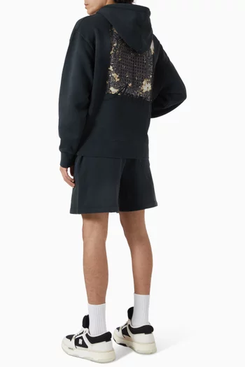 Bleach Bandana Oversized Hoodie in Cotton