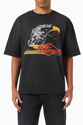 Eagle Oversized T-shirt in Cotton