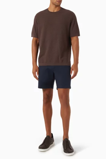 Zaine Shorts in Stretch Cotton