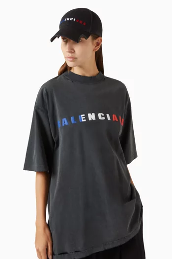International Cap in Faded Cotton