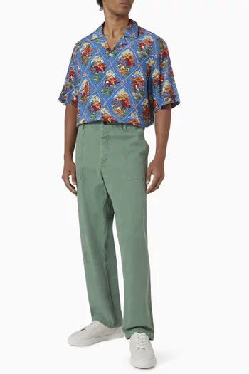 Graphic Shirt in Viscose