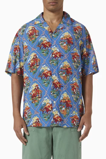 Graphic Shirt in Viscose