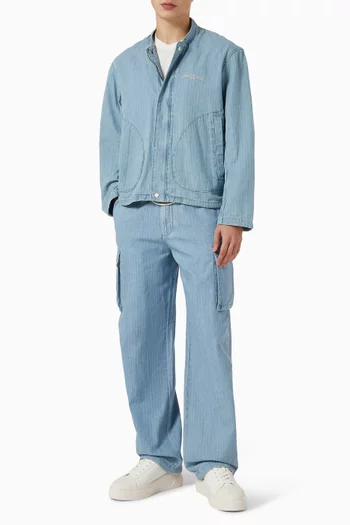 Marina Cargo Pants in Denim
