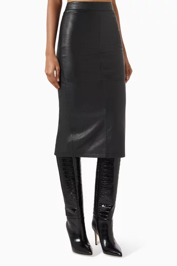 Pencil Skirt in Leather