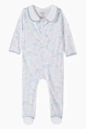 Birdsong Sleepsuit in Organic Cotton