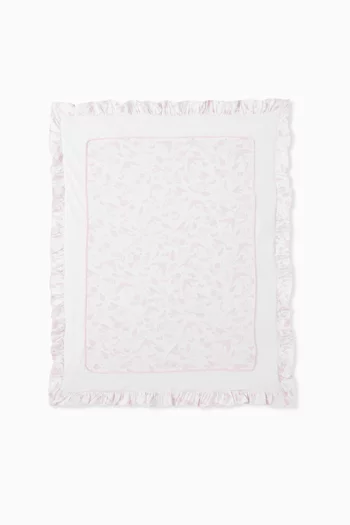 Birdsong Ruffle Baby Blanket