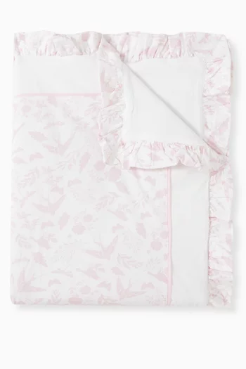 Birdsong Ruffle Baby Blanket
