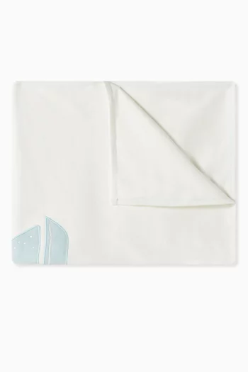 Sailboat Blanket in Organic Cotton