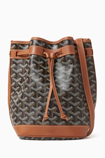 Petit Flot Bucket Bag in Goyardine Canvas