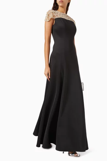 Crystal-embellished Gown