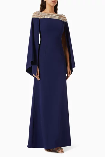 Crystal-embellished Gown