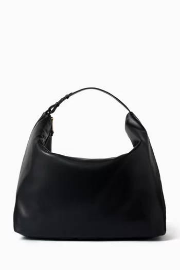 Large Hobo Bag in Leather
