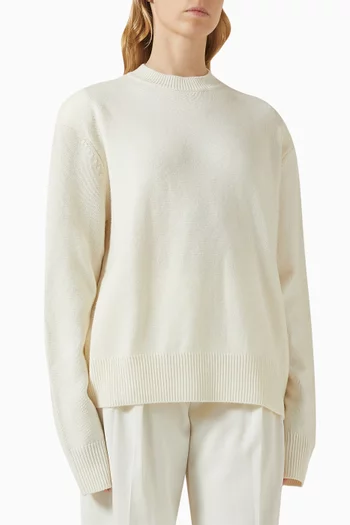 Rafaela Padded Sweater in Wool Blend