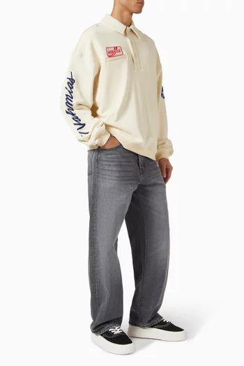 قميص بياقة بولو هنلي قطن