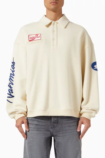 قميص بياقة بولو هنلي قطن