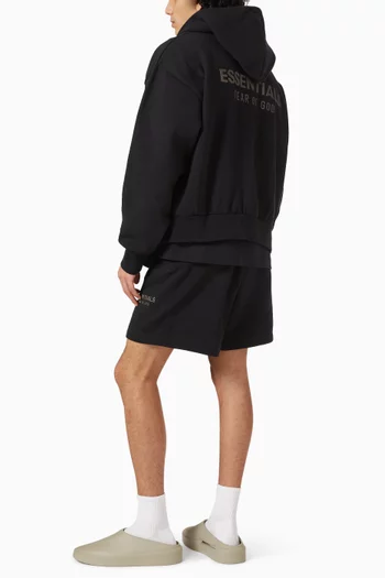 Classic-fit Zip-up Hoodie in Fleece
