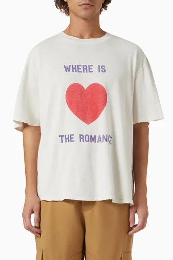 Romance Boxy T-shirt in Cotton