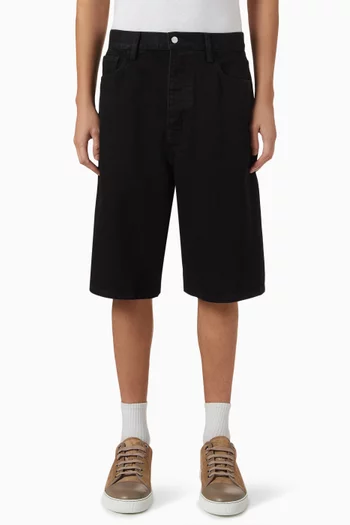 Baggy Carpenter Shorts in Denim