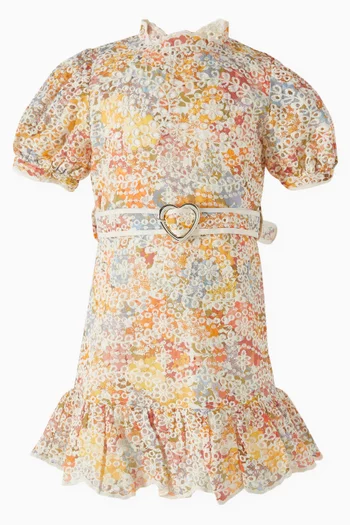 Floral Belted Dress
