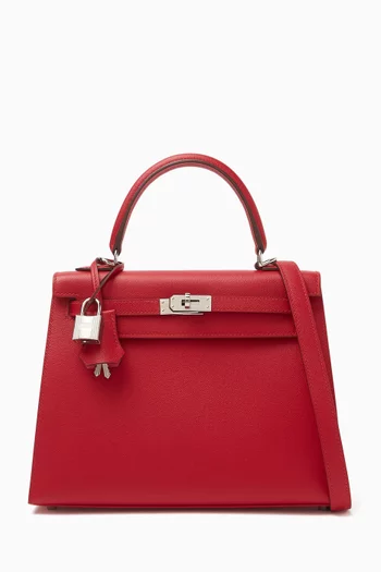 Kelly 25 Sellier in Madame Veau Leather