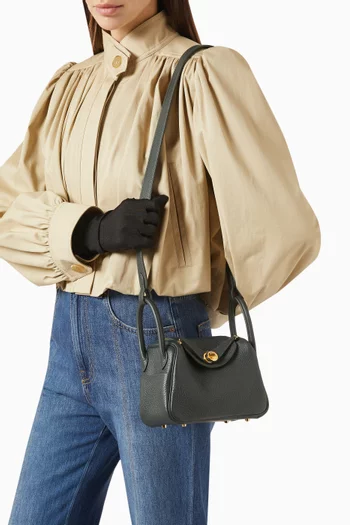 Unused Mini Lindy Bag in Taurillon Clemence Leather