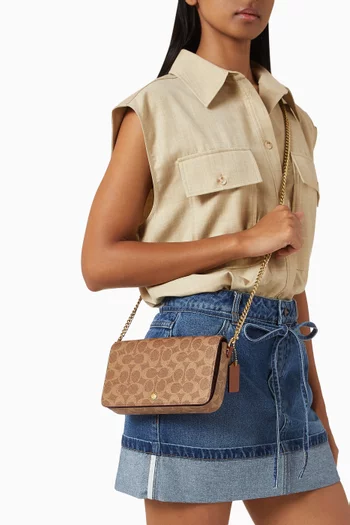 Mila Crossbody Bag in Signature Jacquard