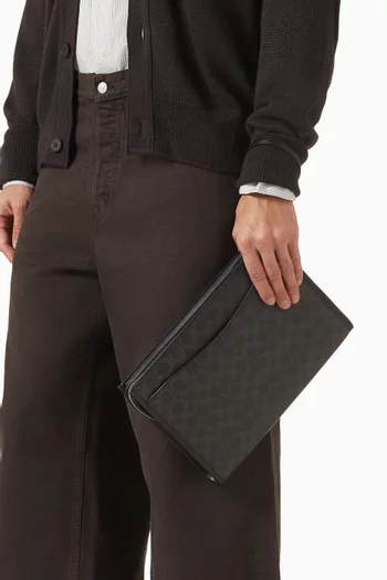 Charter Pouch in Signature Canvas