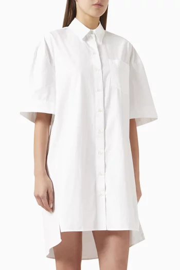 Cocoon Shirt in Cotton-poplin