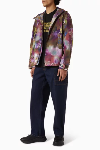 جاكيت ويندبريكر قصير نايلون مقاوم للتمزق كينزو × فوتورا 2000