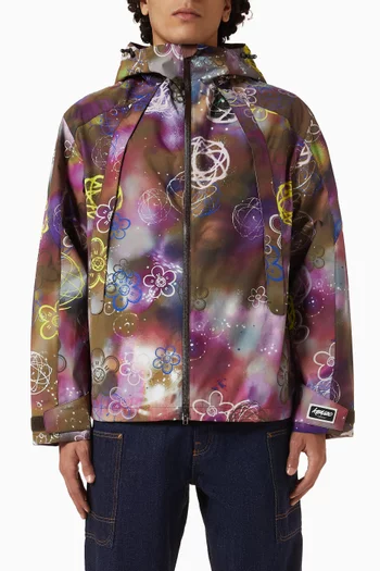 جاكيت ويندبريكر قصير نايلون مقاوم للتمزق كينزو × فوتورا 2000