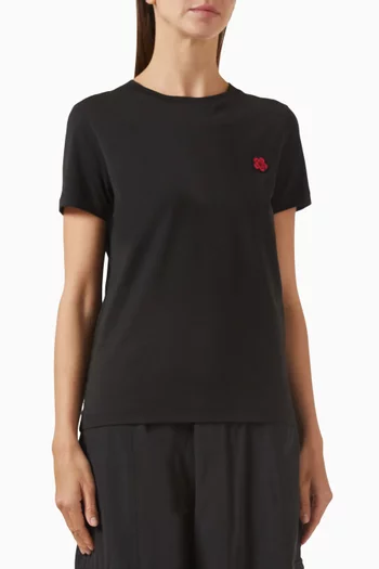 Boke Flower Embroidered T-shirt in Cotton