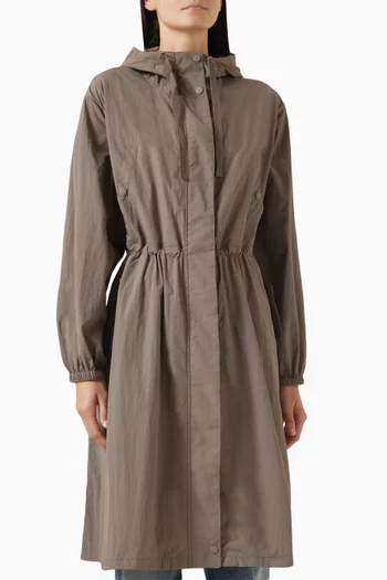 Boke Flower 2.0 Long Windbreaker in Nylon