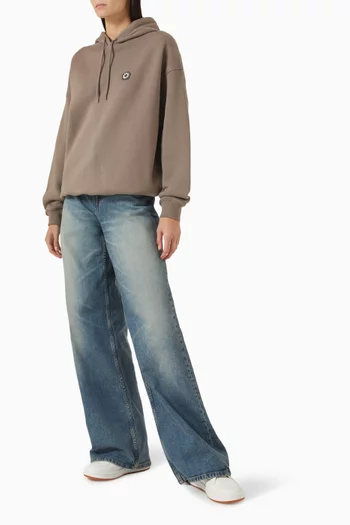 Boke Flower 2.0 Embroidered Oversized Hoodie in Cotton