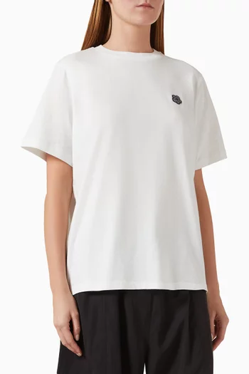 Boke Flower Embroidered Relaxed-fit T-shirt in Cotton