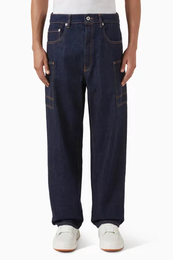 Cargo Monkey-fit Jeans in Japanese Denim